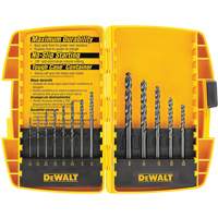Black & Gold Drill Bit Set, 13 Pieces, High Speed Steel Haskins Industrial Inc.