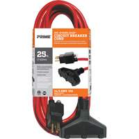 Cordon rallonge en vinyle, Ext&eacute;rieur, SJTW, AWG 14/3, 15 A, 3 prise(s), 25' Haskins Industrial Inc.