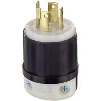 3-Pole 4-Wire Grounding Locking Plug, Nylon, 30 Amps, 125 V/250 V, L14-30P Haskins Industrial Inc.