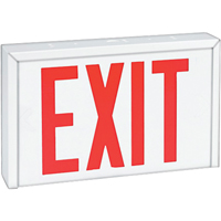 Stella Exit Signs - Exit, LED, 12" L x 12" W, English Haskins Industrial Inc.