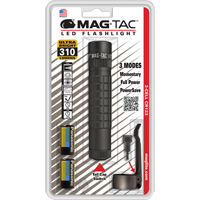 Mag-Tac Tactical Flashlights, LED, 310 Lumens, CR123 Batteries Haskins Industrial Inc.