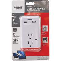 Prime&reg; USB Charger with Surge Protector Haskins Industrial Inc.
