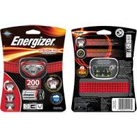 Vision Headlight, LED, 200 Lumens, 8.5 Hrs. Run Time, AAA Batteries Haskins Industrial Inc.