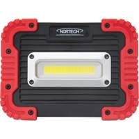 Portable Work Light, LED, 10 W, 1000 Lumens, Plastic Housing Haskins Industrial Inc.