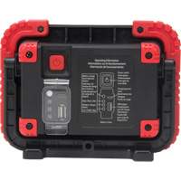 Portable Work Light, LED, 10 W, 1000 Lumens, Plastic Housing Haskins Industrial Inc.