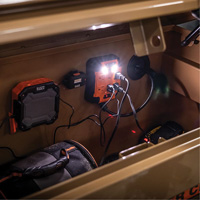 Powerbox 1 Magnetic Power Strip, 4 Outlet(s), 5', 120 V Haskins Industrial Inc.