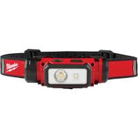 REDLITHIUM USB Hardhat Headlamp, LED, 600 Lumens, 5 Hrs. Run Time, Rechargeable Batteries Haskins Industrial Inc.