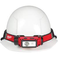 REDLITHIUM USB Hardhat Headlamp, LED, 600 Lumens, 5 Hrs. Run Time, Rechargeable Batteries Haskins Industrial Inc.