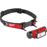 REDLITHIUM USB Hardhat Headlamp, LED, 600 Lumens, 5 Hrs. Run Time, Rechargeable Batteries Haskins Industrial Inc.
