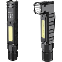 Baladeuse multifonctionnelle, DEL, 500 lumens, Piles Rechargeable Haskins Industrial Inc.