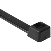 Heavy-Duty Cable Tie, 15" Long, 120 lbs. Tensile Strength, Black Haskins Industrial Inc.