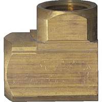 Extruded 90° Elbow Pipe Fitting, FPT, Brass, 1/8" YA811 | Haskins Industrial Inc.