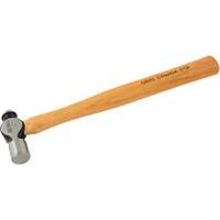 Ball Pein Hammer, 8 oz. Head Weight, Plain Face, Wood Handle Haskins Industrial Inc.