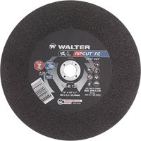Ripcut™ Stainless Steel & Steel Cut-Off Wheel for Stationary Saws, 12" x 1/8", 1" Arbor, Type 1, Aluminum Oxide, 5100 RPM YC431 | Haskins Industrial Inc.